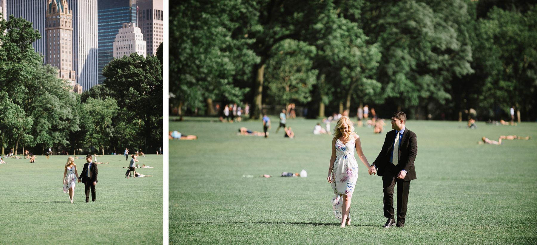 New York and Central Park Engagement