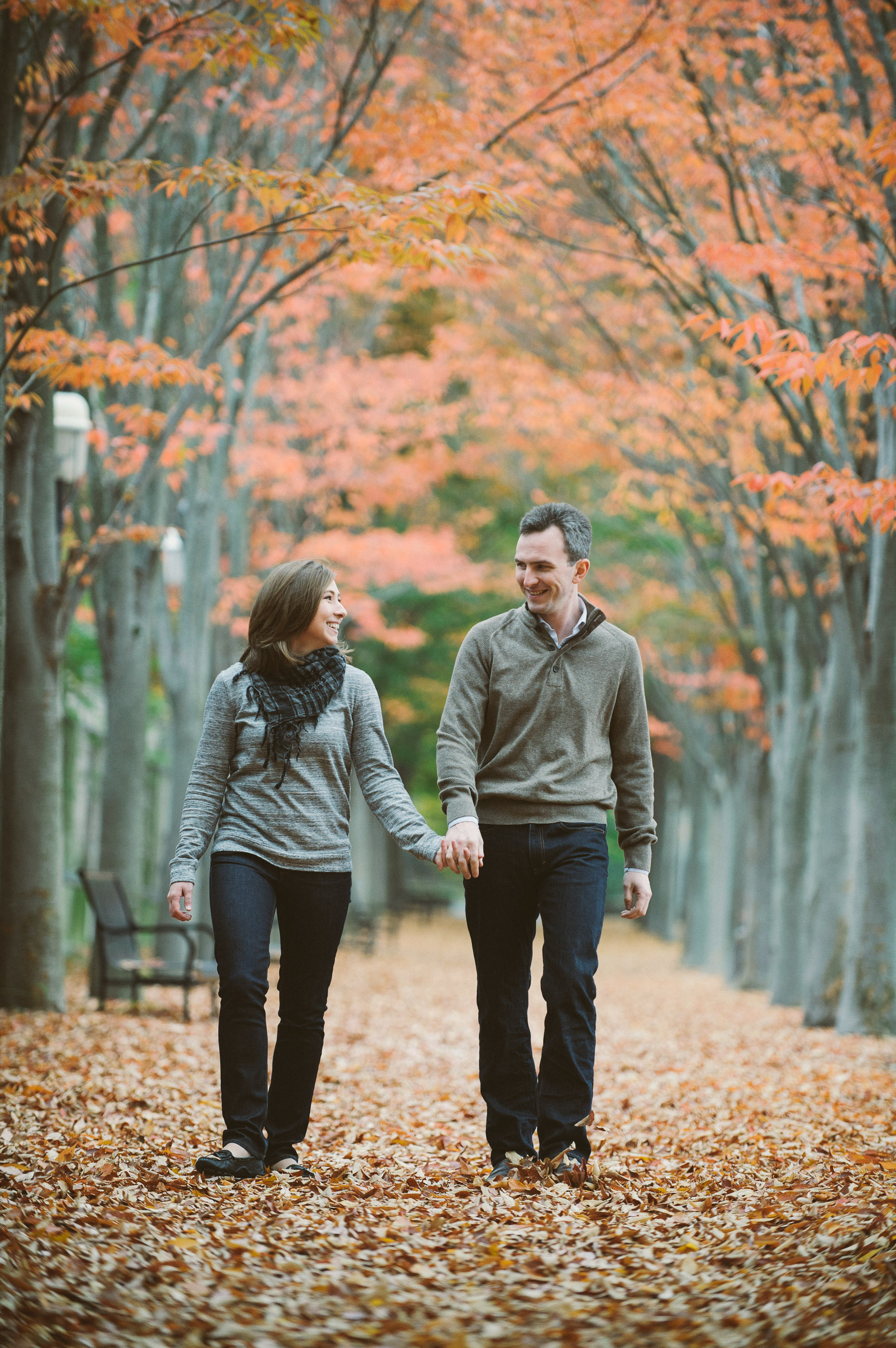 Princeton Engagement in Autumn